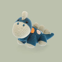 Load image into Gallery viewer, Dinosaur - Blue Steggy, 100% Organic Cotton
