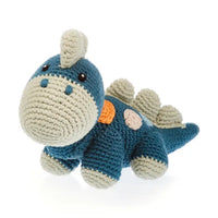 Load image into Gallery viewer, Dinosaur - Blue Steggy, 100% Organic Cotton
