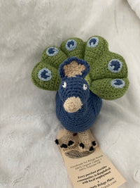 Load image into Gallery viewer, Farm Animal, Blue Turkey - Organic Cotton
