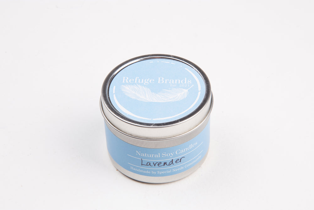 Lavender Scented Soy Candle in Tin