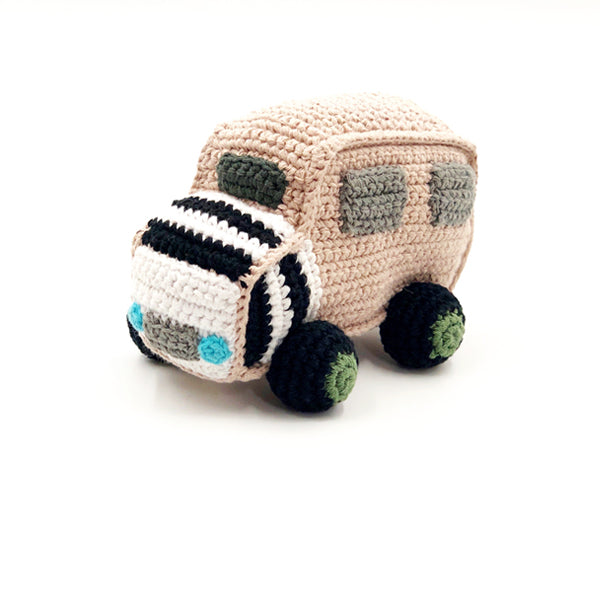 Safari Jeep - handmade organic cotton toy